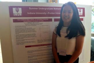 Angela Wei with Poster Presentation