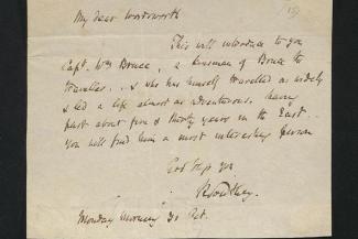 Southey to Wordsworth letter