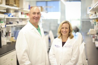 UK researchers Terry Hinds, Jr. and Cassandra Gipson-Reichardt will study how xylazine and fentanyl combination changes the brain's signaling pathways. Mark Cornelison | UK Photo.