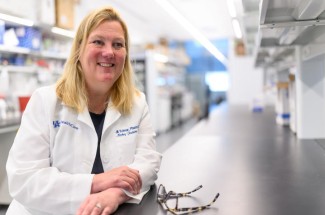 Jill Kolesar, Pharm.D., is co-director of Markey Cancer Center's Molecular Tumor Board. Photo by Shaun Ring